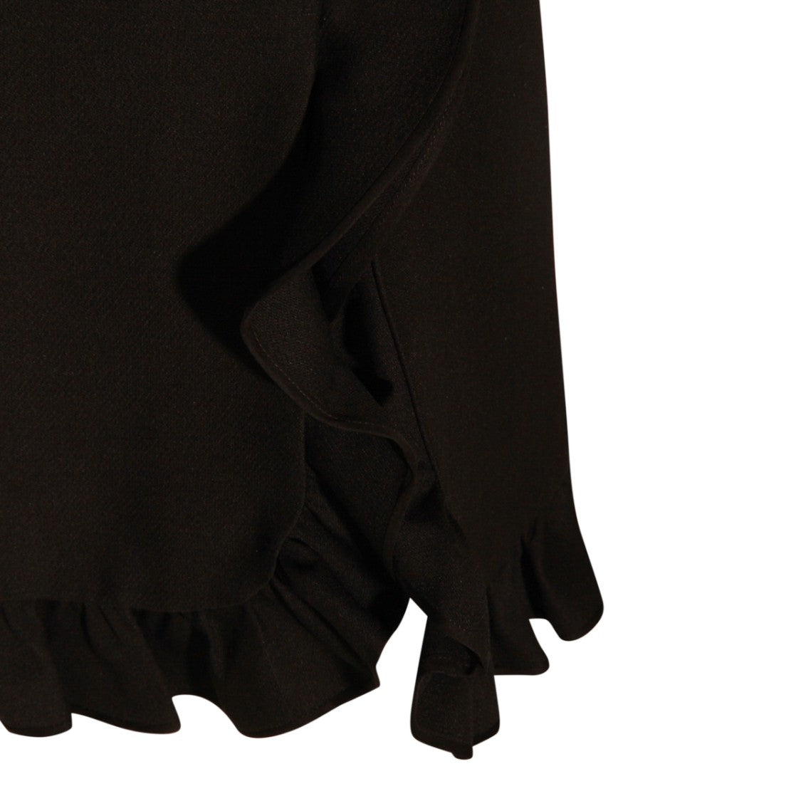 Valentino Black Wool Skirt