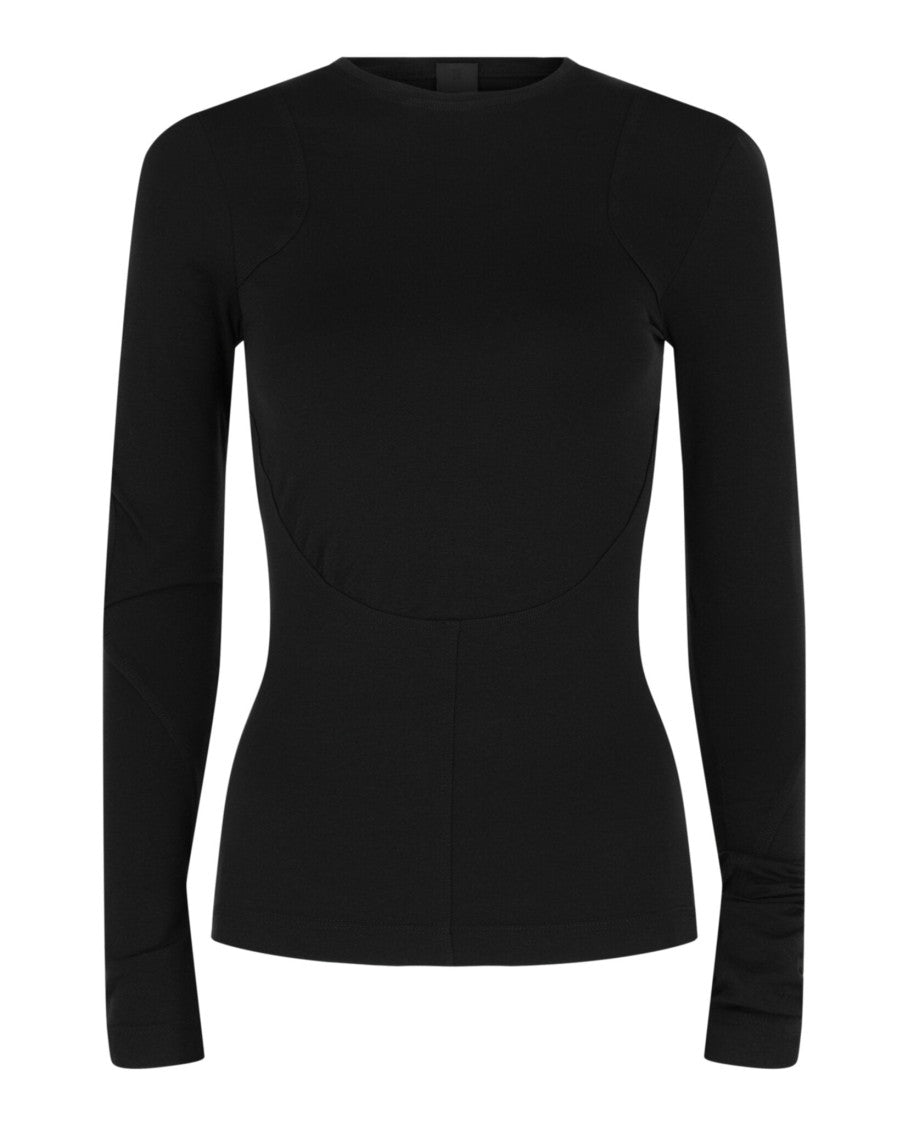 Givenchy Triple Stitched Cut-Out Top