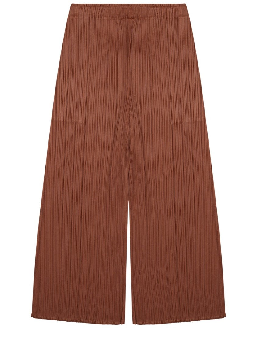 Pleats Please Issey Miyake March Pleated Texture Palazzo Pants