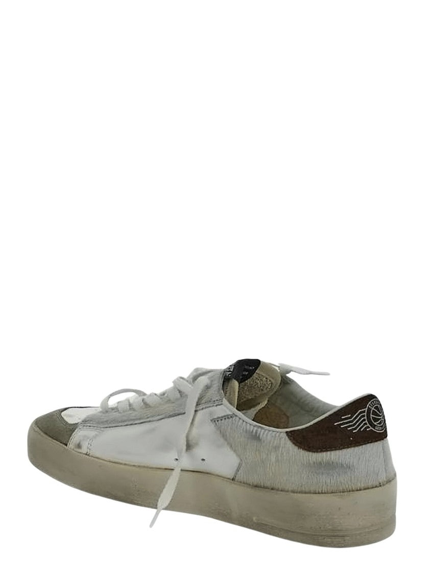 Golden Goose Low-Top Vintage White Sneakers