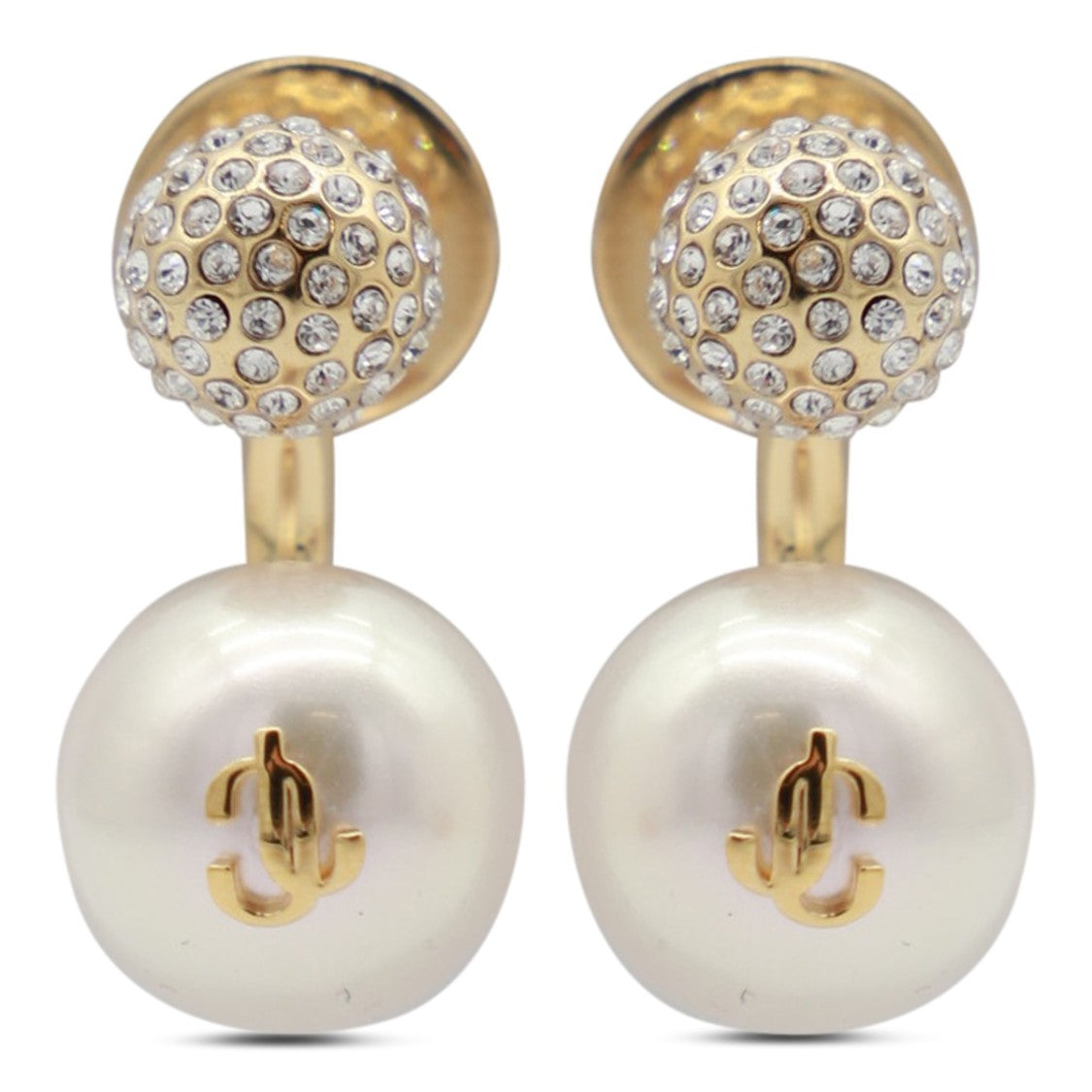 Jimmy Choo Gold Metal Earrings