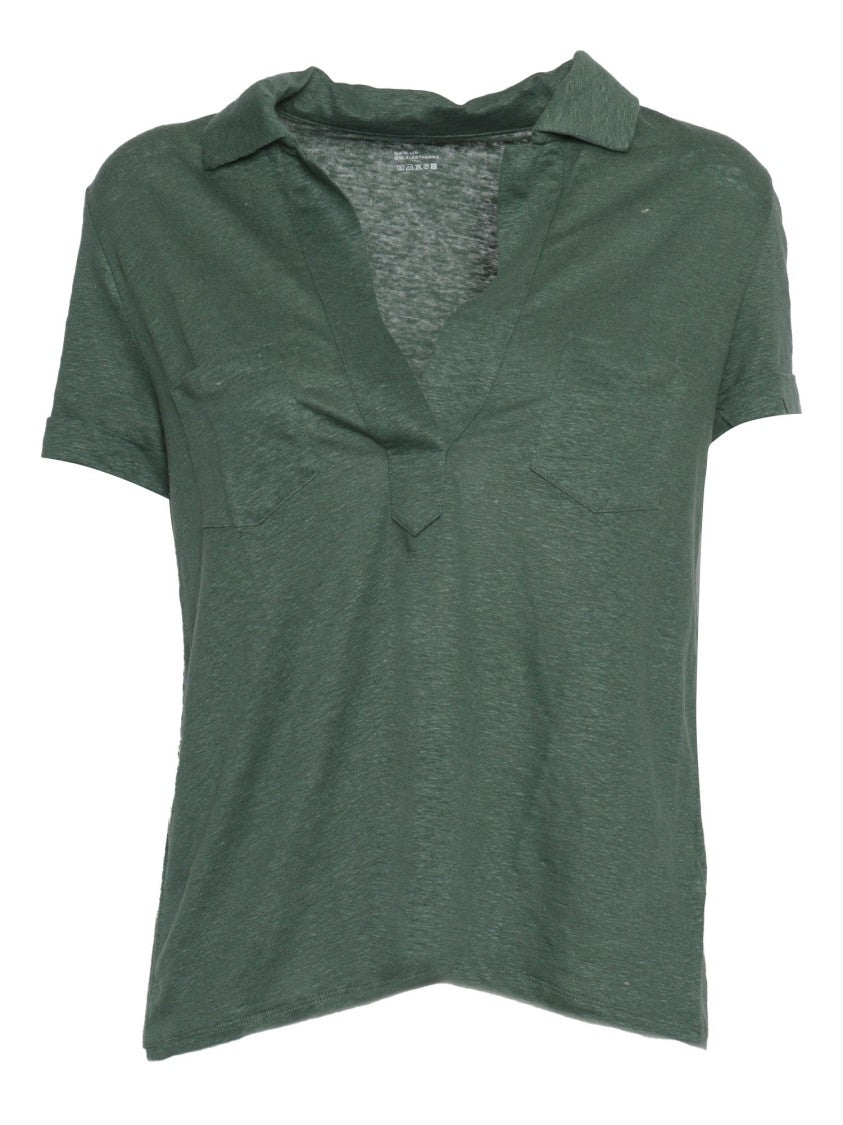 Filatures Du Lion Short-Sleeved Polo With Classic Collar