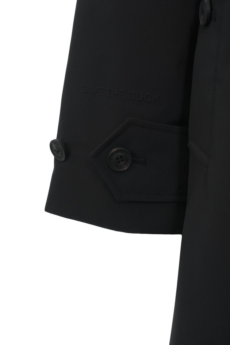 Save The Duck Long Streamlined Parka With Practical Hood And Plumtech Insulation