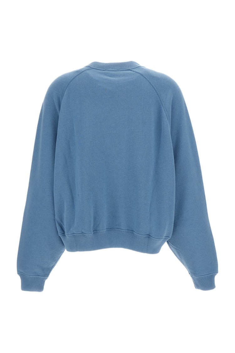 Polo Ralph Lauren Blue Crewneck Polo Bear Cotton-Blend Sweatshirt
