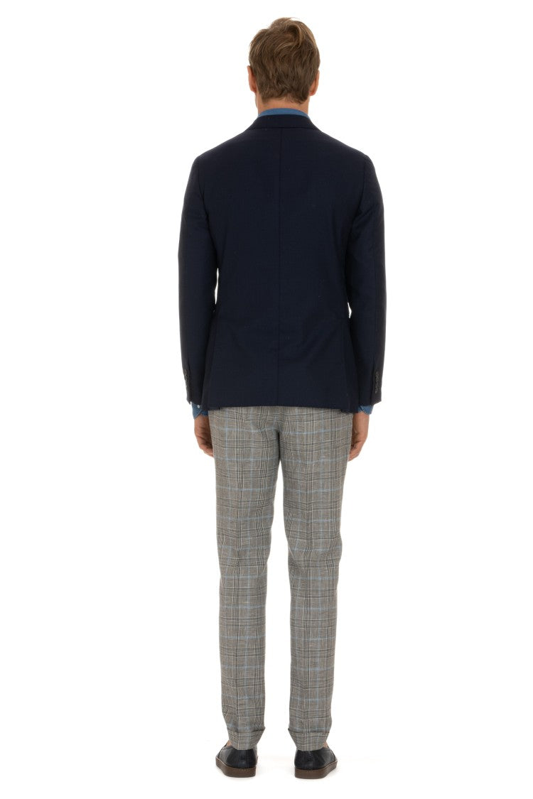 Caruso Lq Parma Hopsack Wool Tailored Jacket