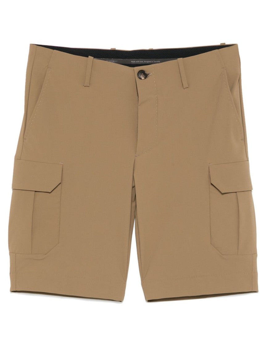 Rrd Tailored Cargo Shorts With Mid-Thigh Length