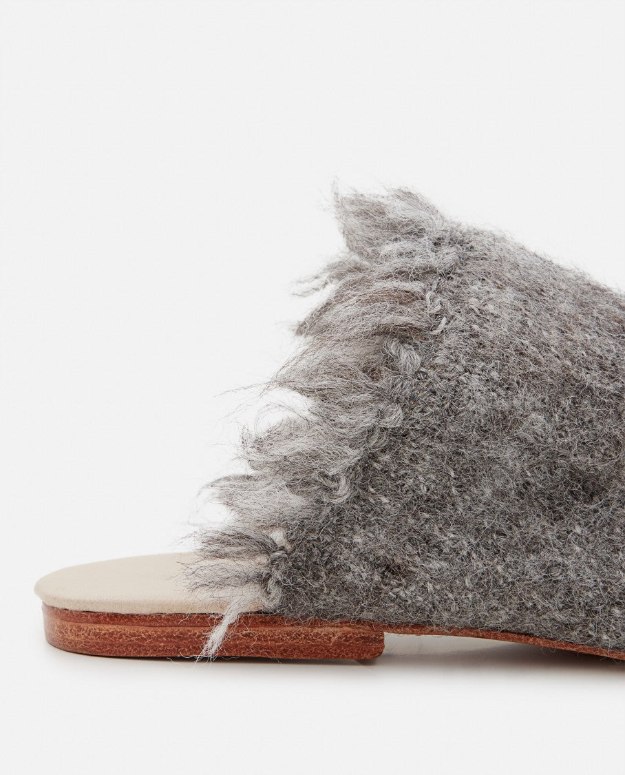Thibault Van Der Straete Fringed Etamine Slippers