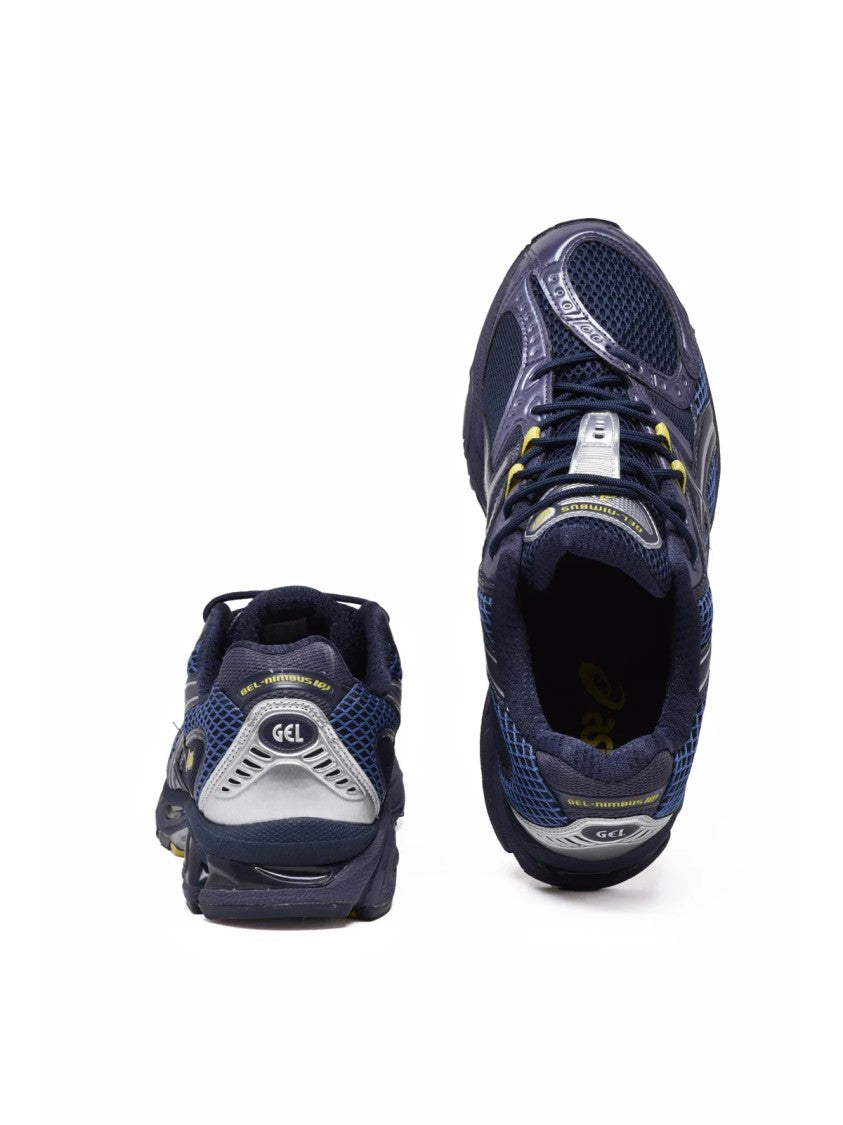 Asics Blue Rubber-Blend Gel Nimbus Sneakers
