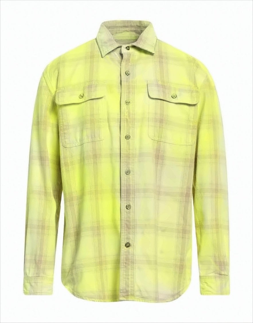 Not So Normal Plaid Long-Sleeve Button-Up Shirt With Classic Collar