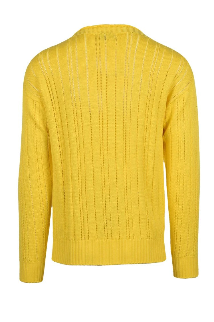 Drumohr Cotton Cashmere Sweater - Yellow