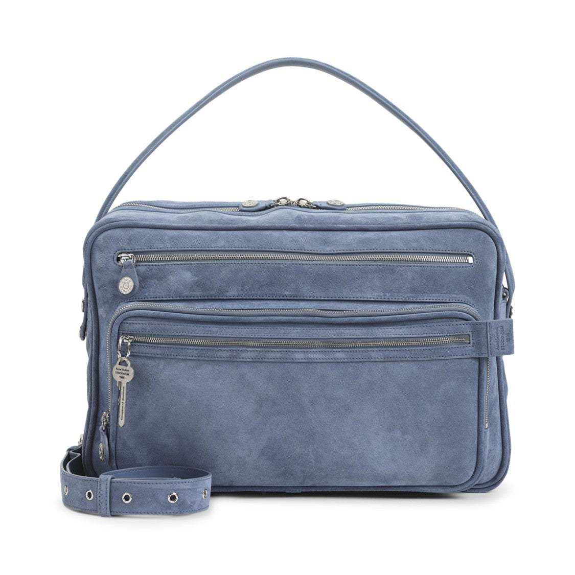 Acne Studios Rectangular Soft Calf Leather Handbag With Adjustable Strap