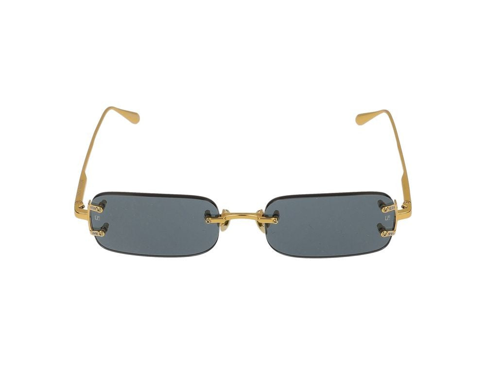 Linda Farrow Sunglasses Lfl1131 Taylor C1 Yellow Gold/Light Gold 53/17/140