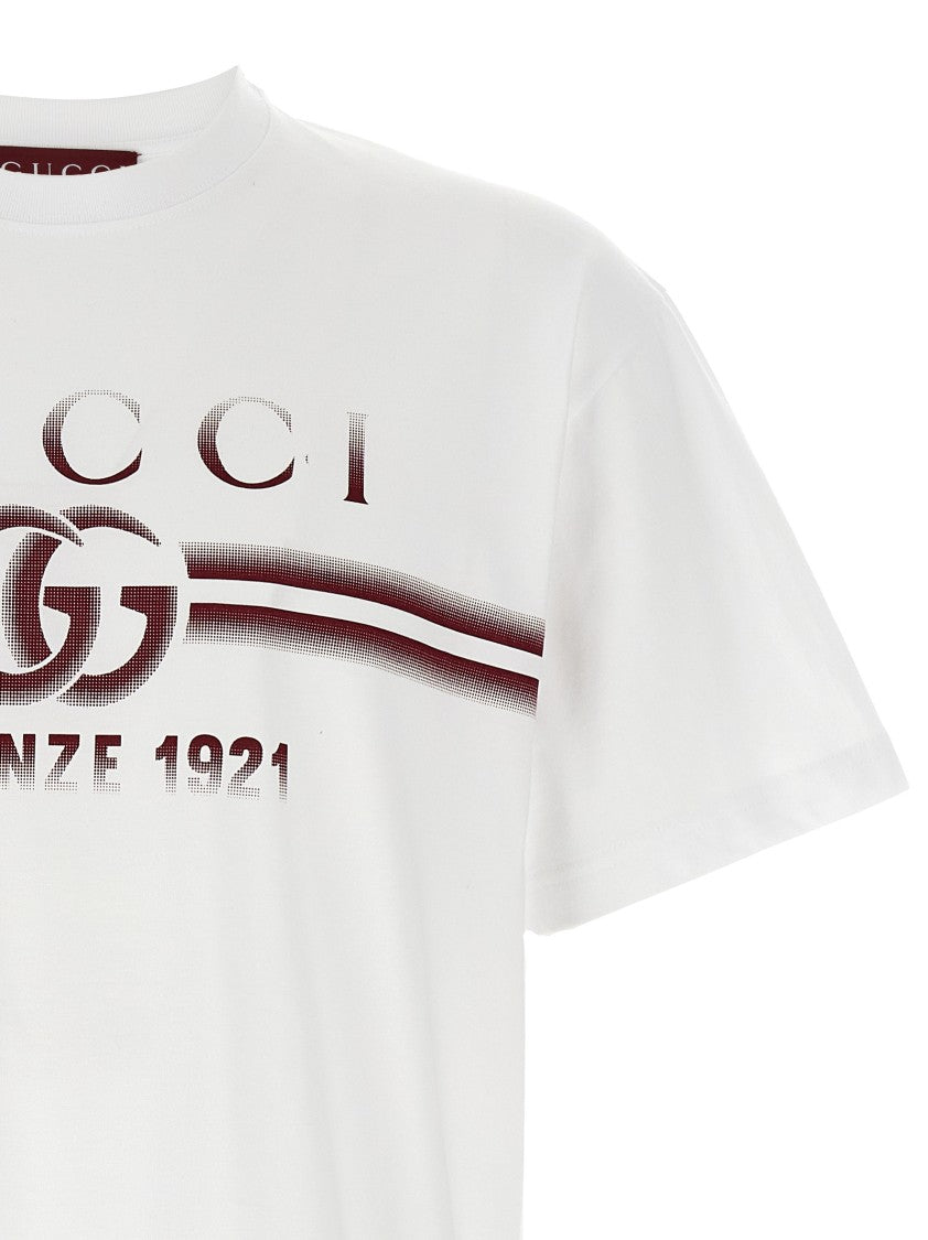 Gucci Cotton Jersey T-Shirt With Faded Graphic Print