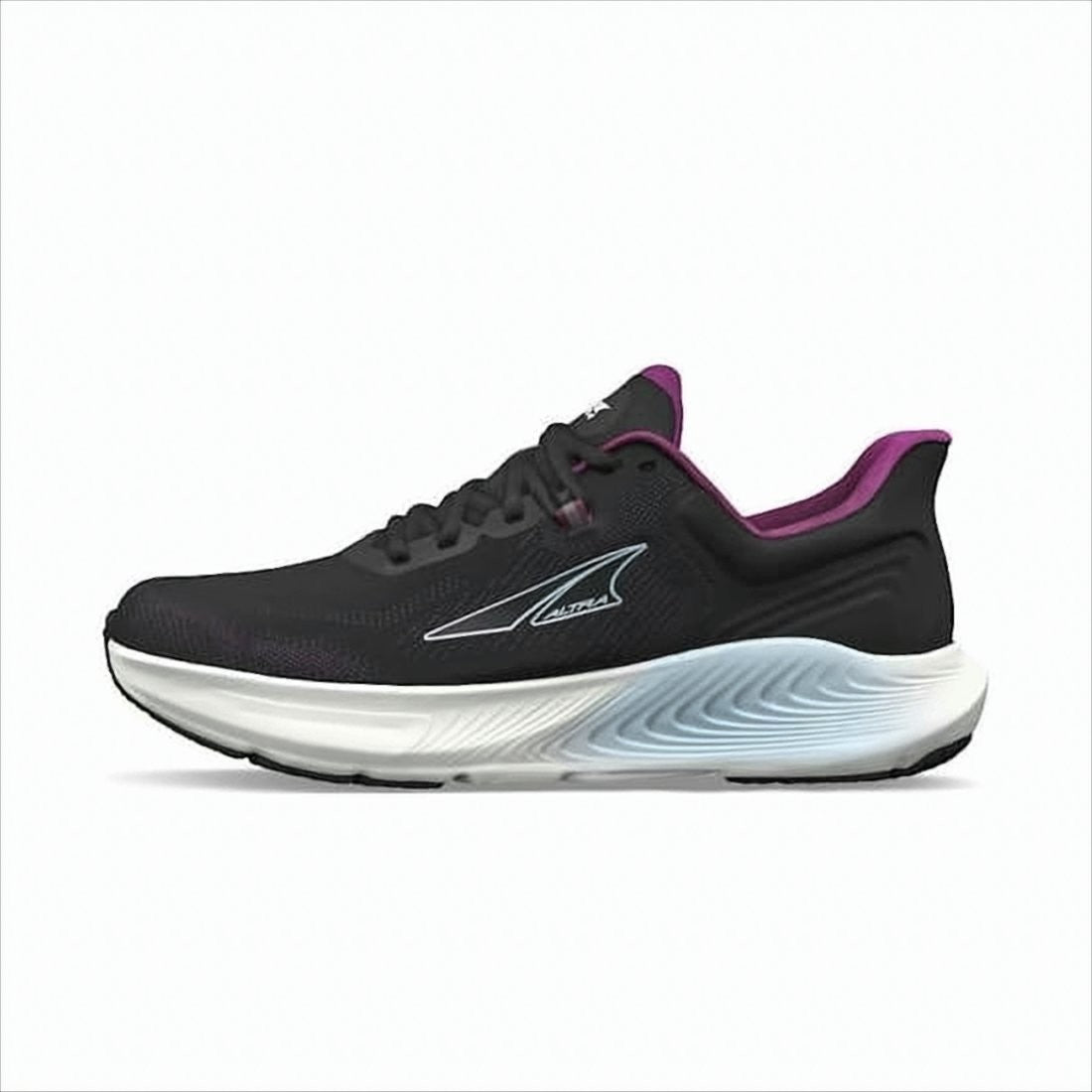 Altra Black Mesh Sneakers With Synthetic Leather Overlays