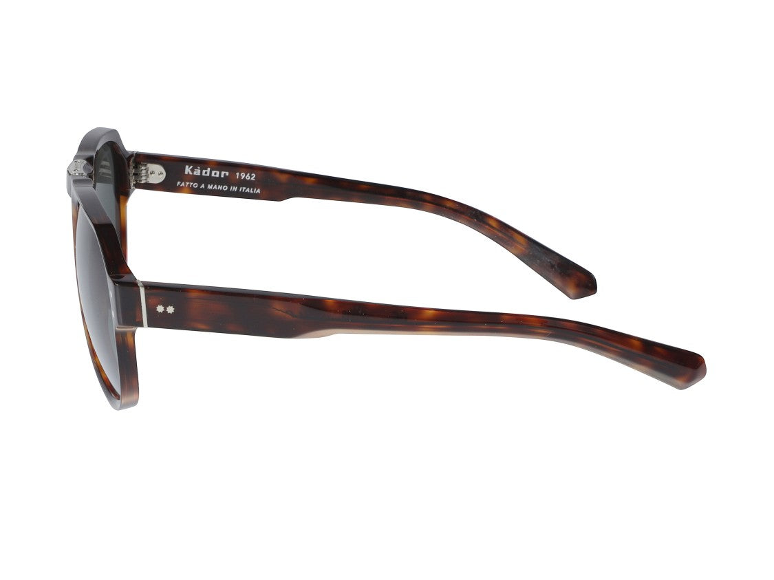 Kador Silver Pilot Flag/N Tortoiseshell Pilot Sunglasses