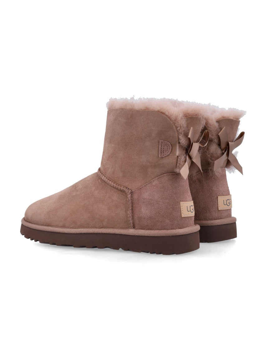 Ugg Women’S Mini Bailey Bow Ii Suede Boots