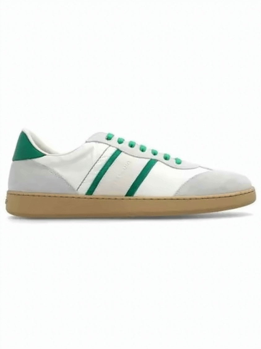 Salvatore Ferragamo Low-Top Sneakers With Smooth Calf Leather
