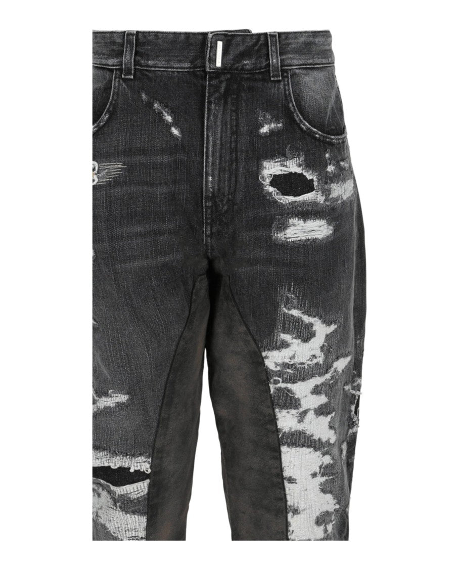 Givenchy Straight-Fit Distressed Jeans