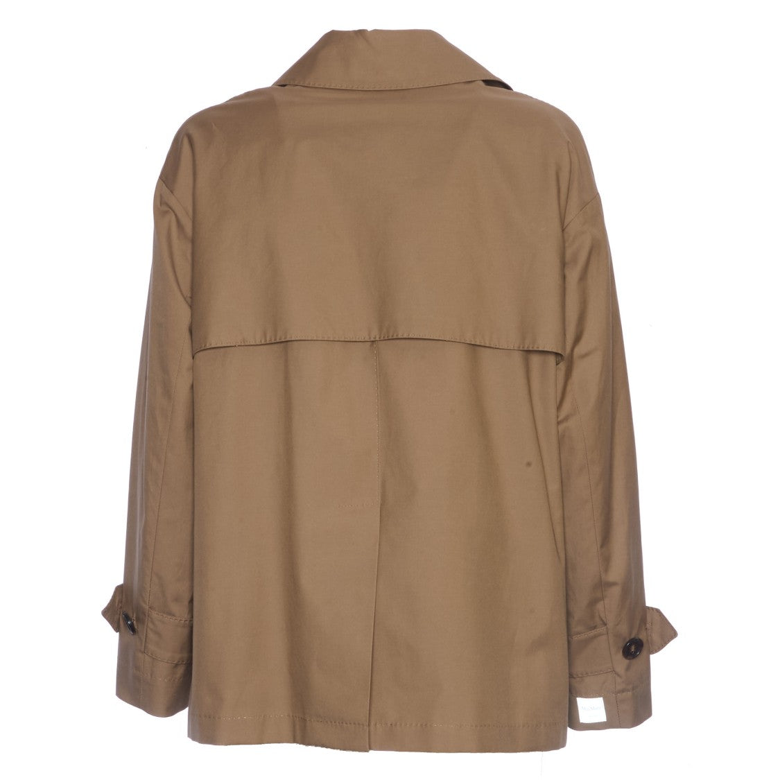 Max Mara Trench Corto Zeno In Twill Antigoccia