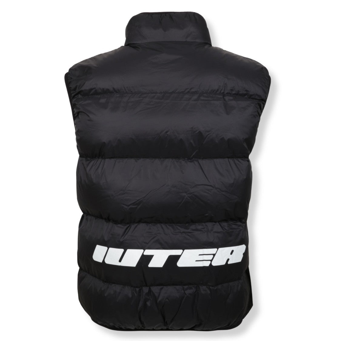 Iuter High-Collar Storm Puffer Vest With Ecodown Insulation