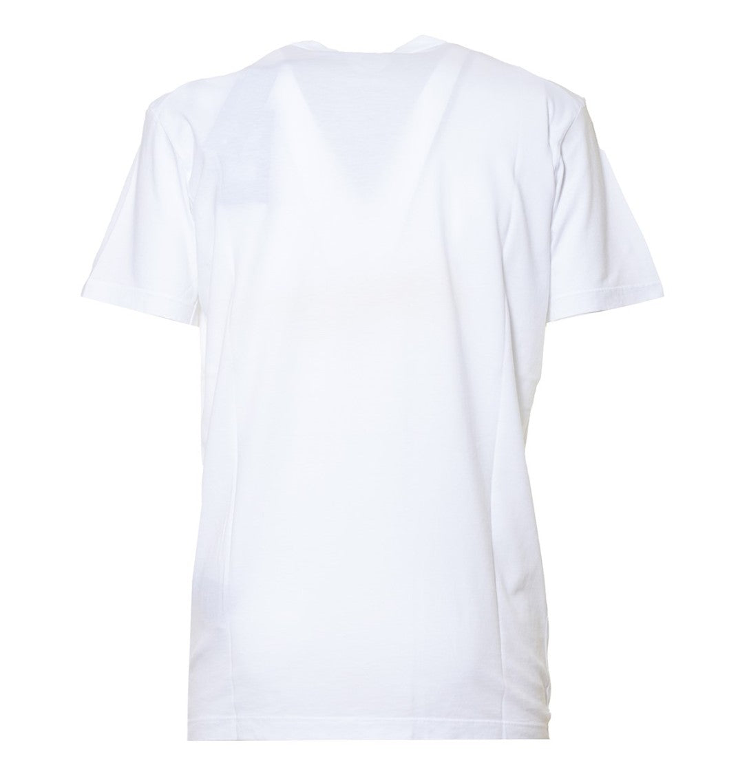 Dsquared2 Cool-Fit White Cotton T-Shirt With Logo Print