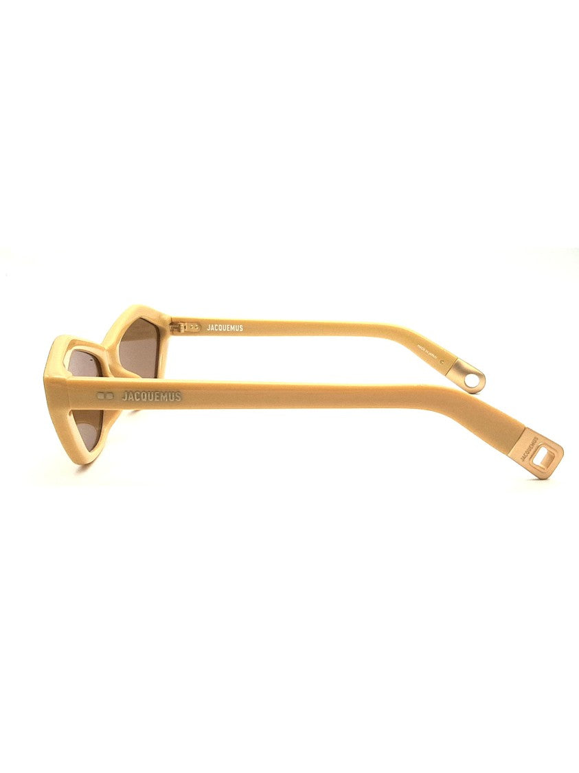 Jacquemus Yellow/Orange Salon Cat-Eye Acetate Sunglasses
