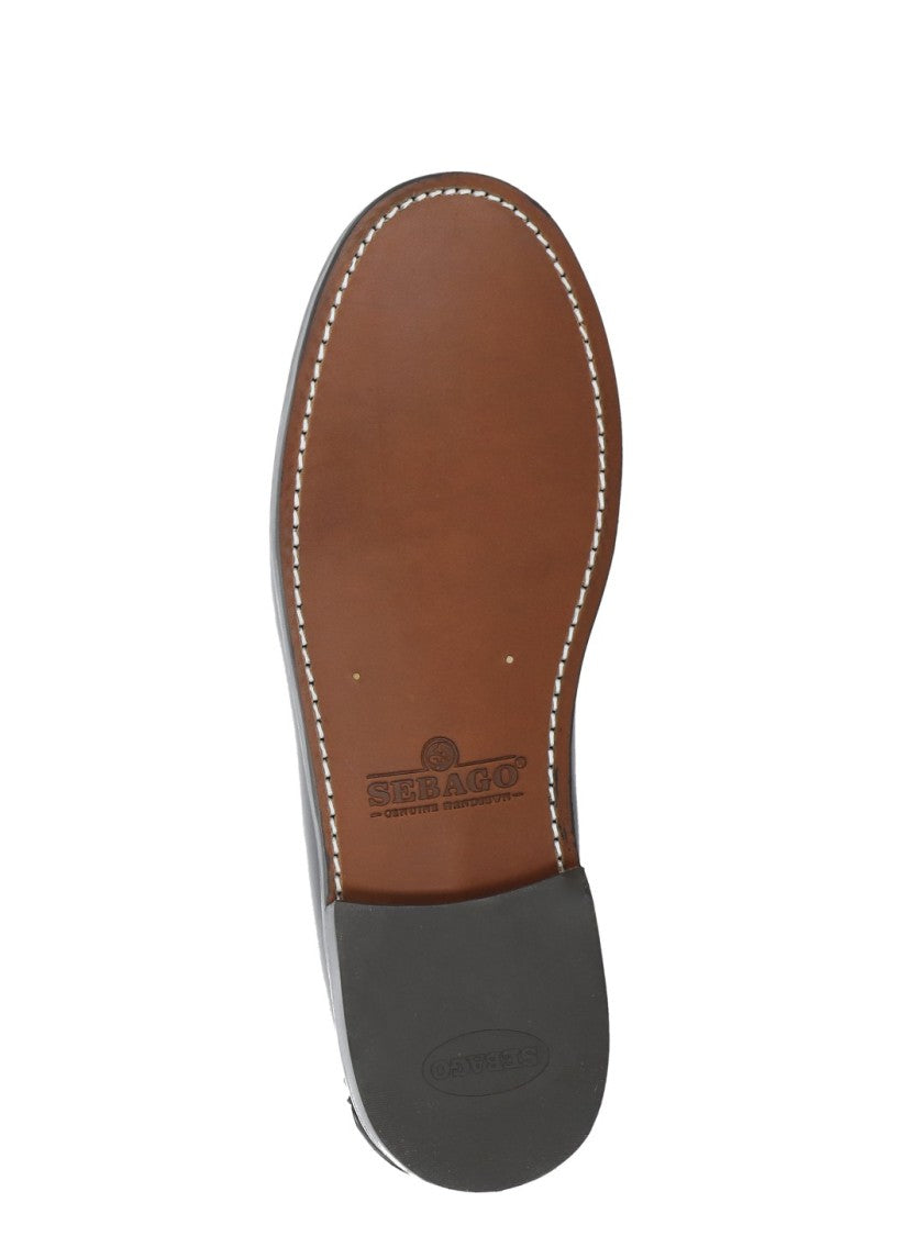 Sebago Black Patent Leather Loafers