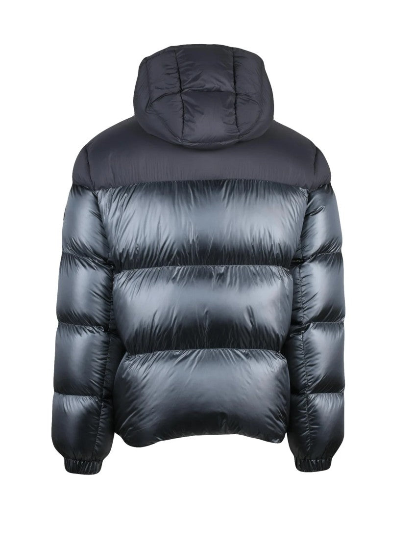 Add Black Puffer Glossy Finish Polyamide Down Jacket