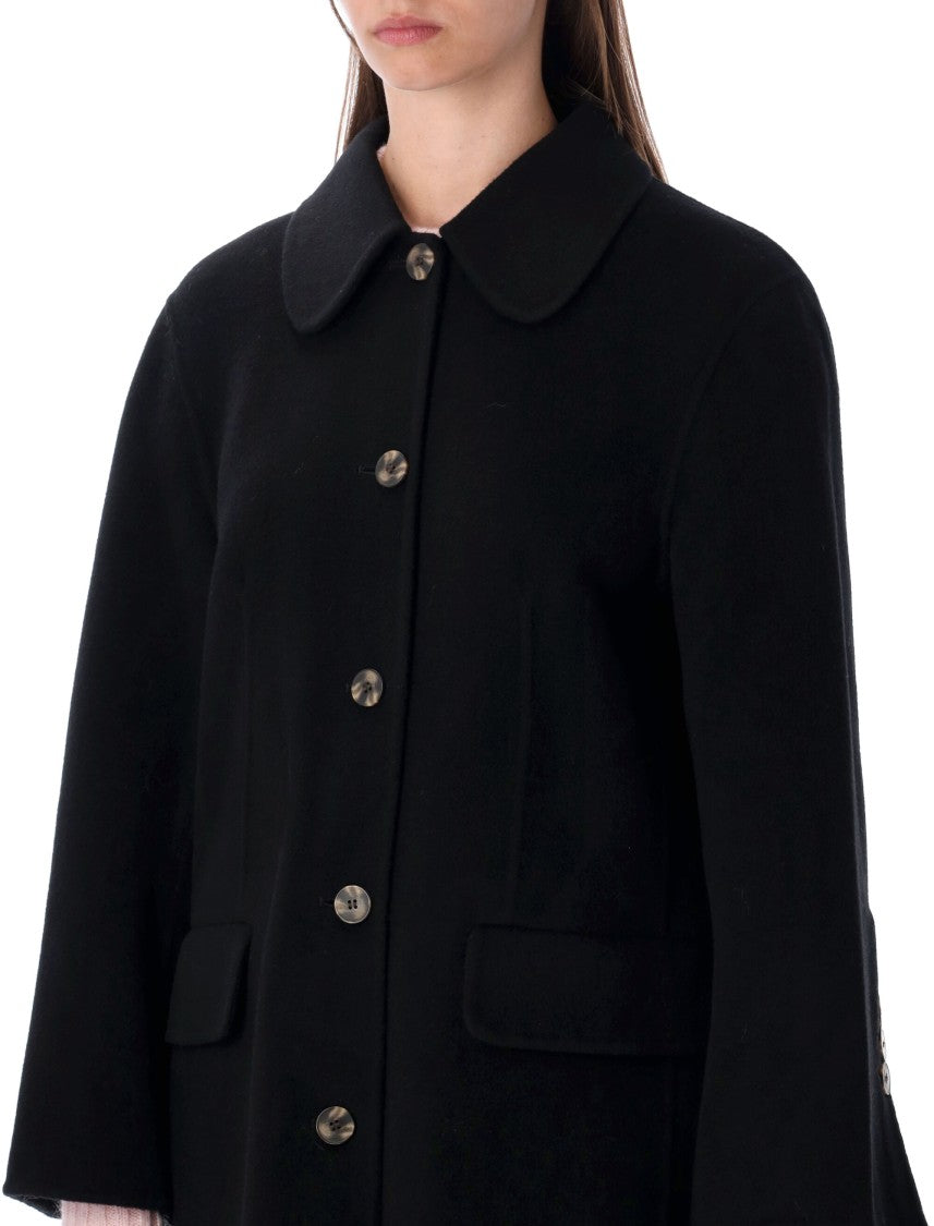By Malene Birger Maelle Straight Wool Coat