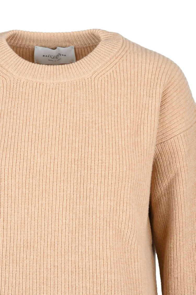Ballantyne Ribbed Sweater - Beige