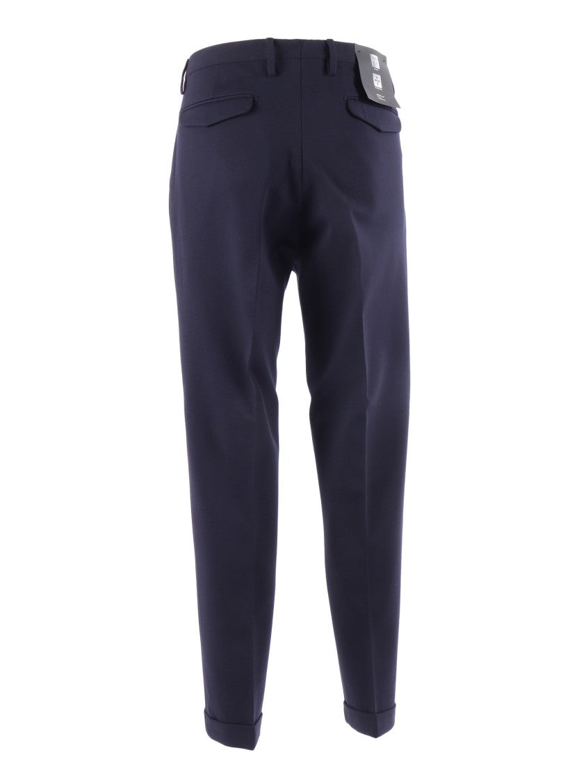 Briglia Tailored Slim-Fit Pants With Tapered Leg