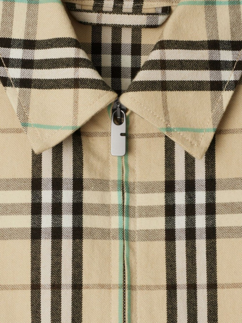 Burberry Beige Vintage Check Jacket
