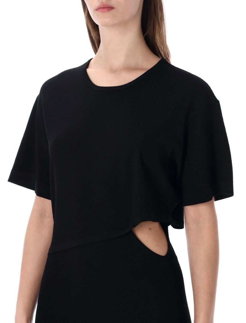 The Garment Madison Cut Midi Knit Cutout Dress