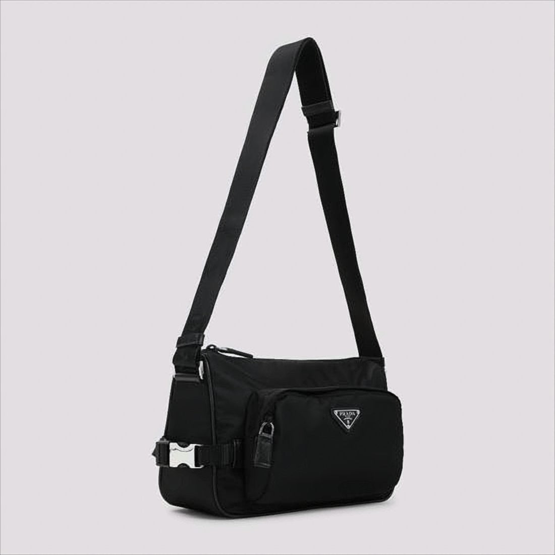 Prada Rectangular Shoulder Bag With Triangular Logo