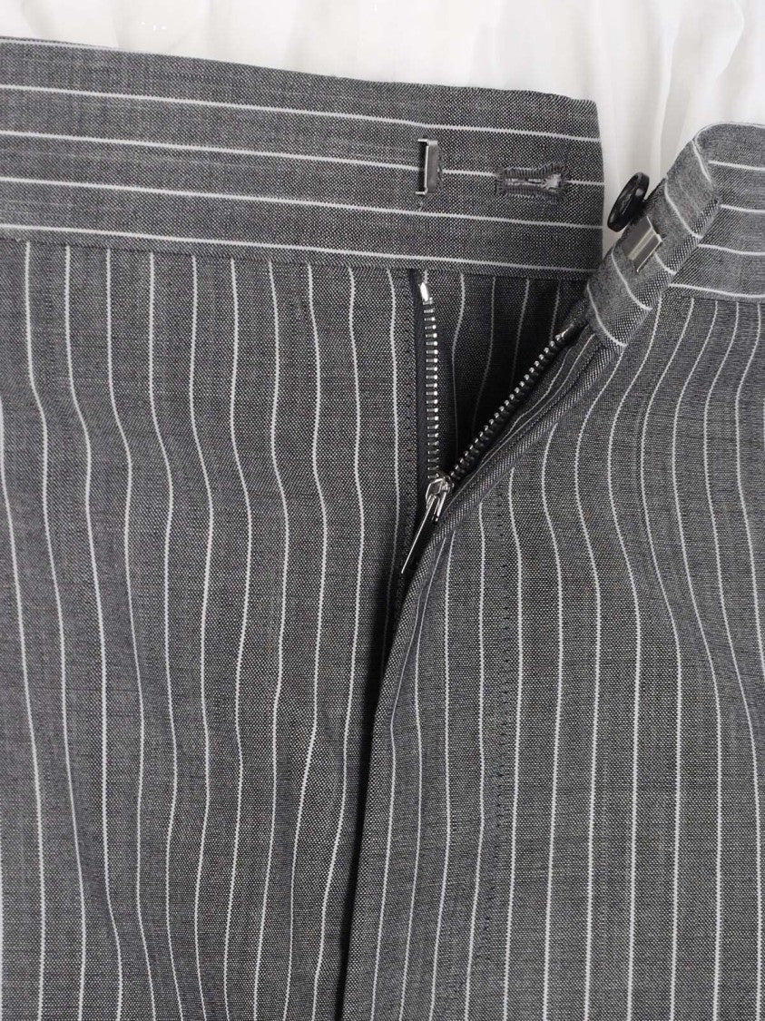 Hed Mayner Wide-Leg Trousers In Virgin Wool And Mohair Blend