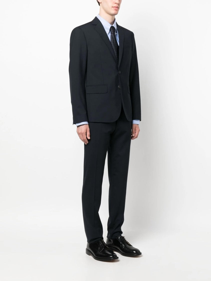 Dsquared2 Tailored Blue Two-Piece Cotton Suit