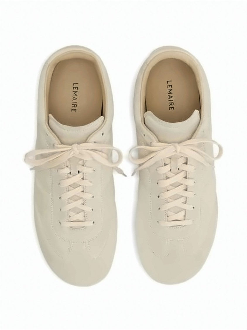 Lemaire Elegant Lamb Leather Mules With Rubber Sole