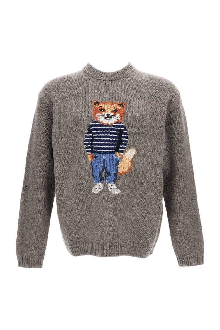 Maison Kitsuné Fox Head Knitwear Sweater