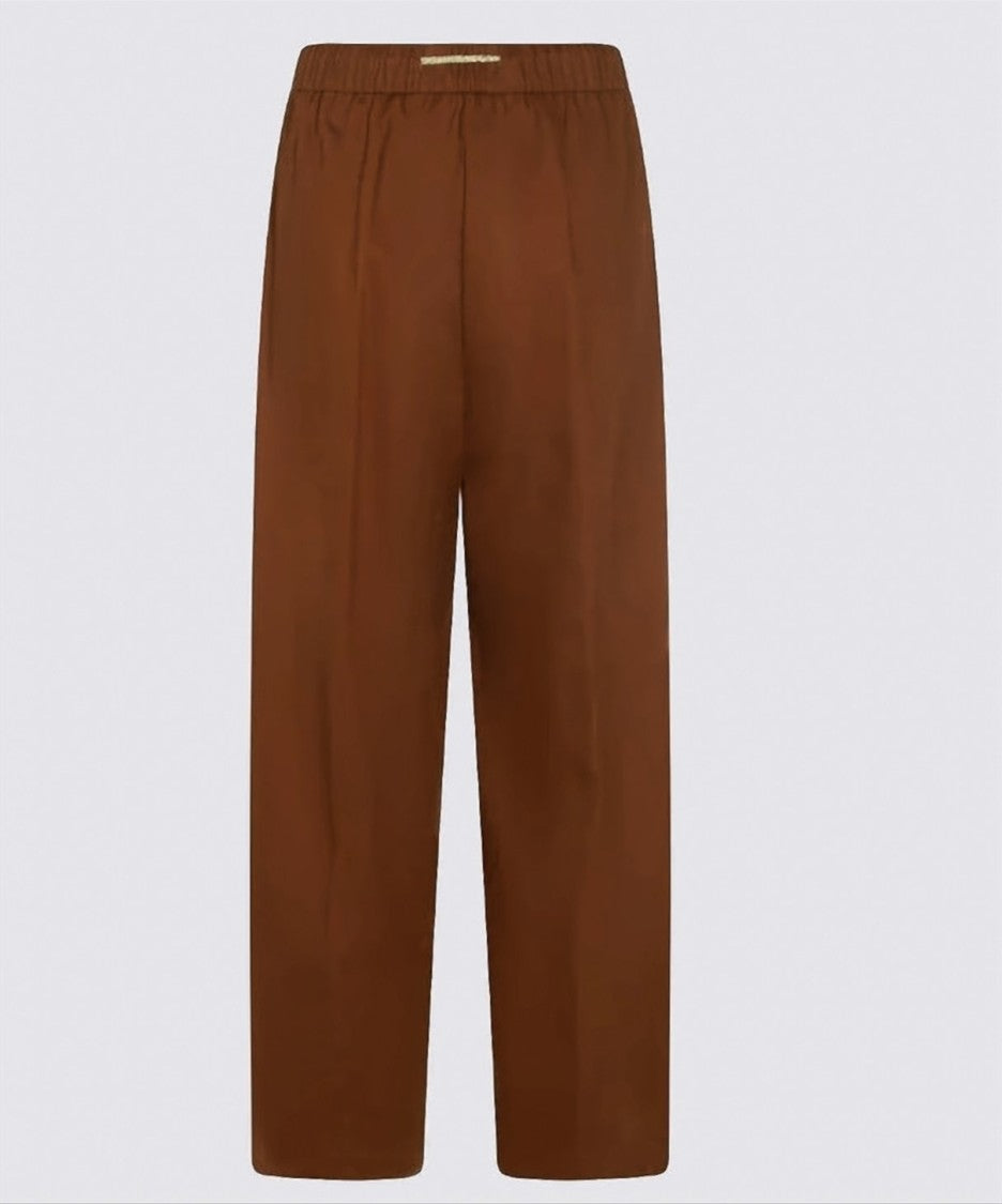 Herno Linen Blend Gauze Drawstring Trousers