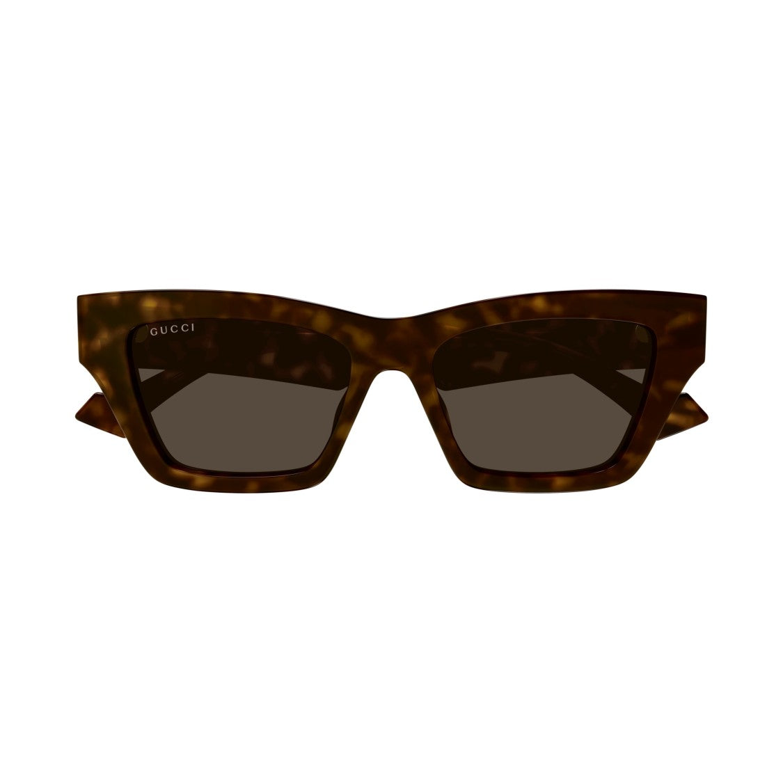 Gucci Gg1753s Bold Rectangular Tortoiseshell Sunglasses