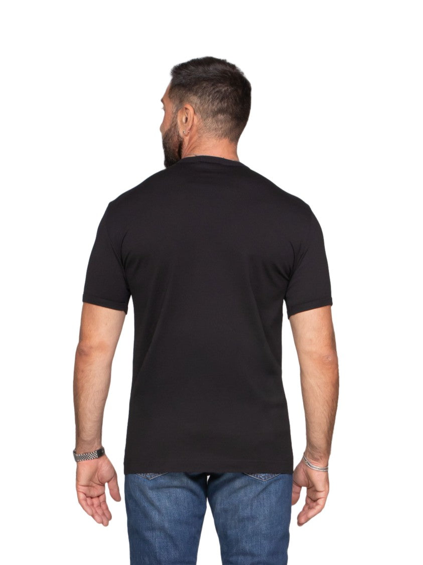 Dolce & Gabbana Classic Patch-Detail Crewneck Cotton T-Shirt