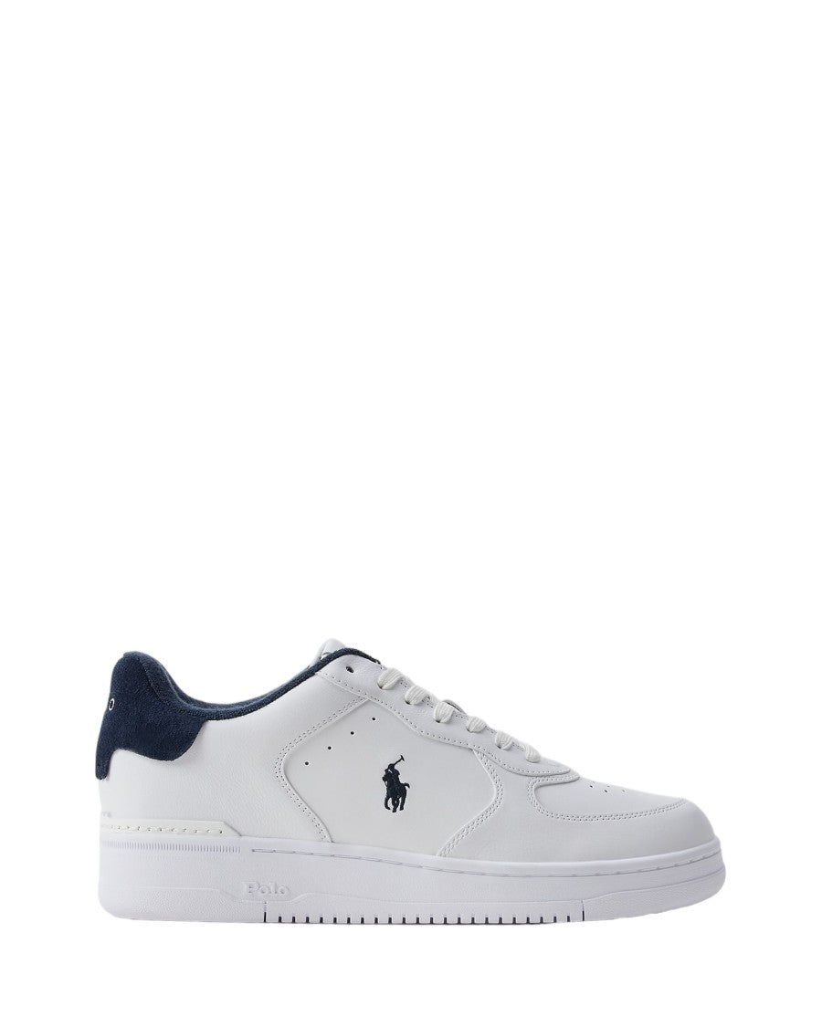 Polo Ralph Lauren Masters Crt Low-Top Sneakers With Navy Accents