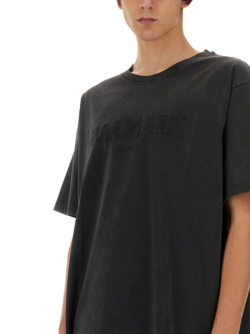 Balmain Black Oversized T-Shirt