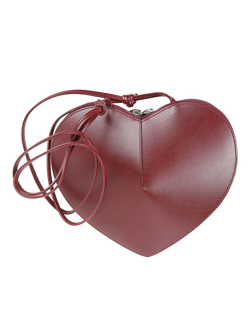 Alaïa Smooth Heart-Shaped Bag In Polished Calf Leather