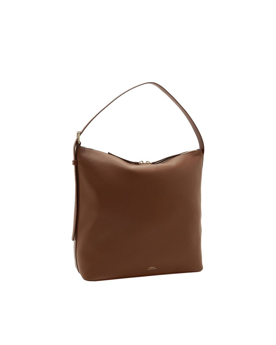 A.P.C. Vera Hazelnut Shoulder Bag