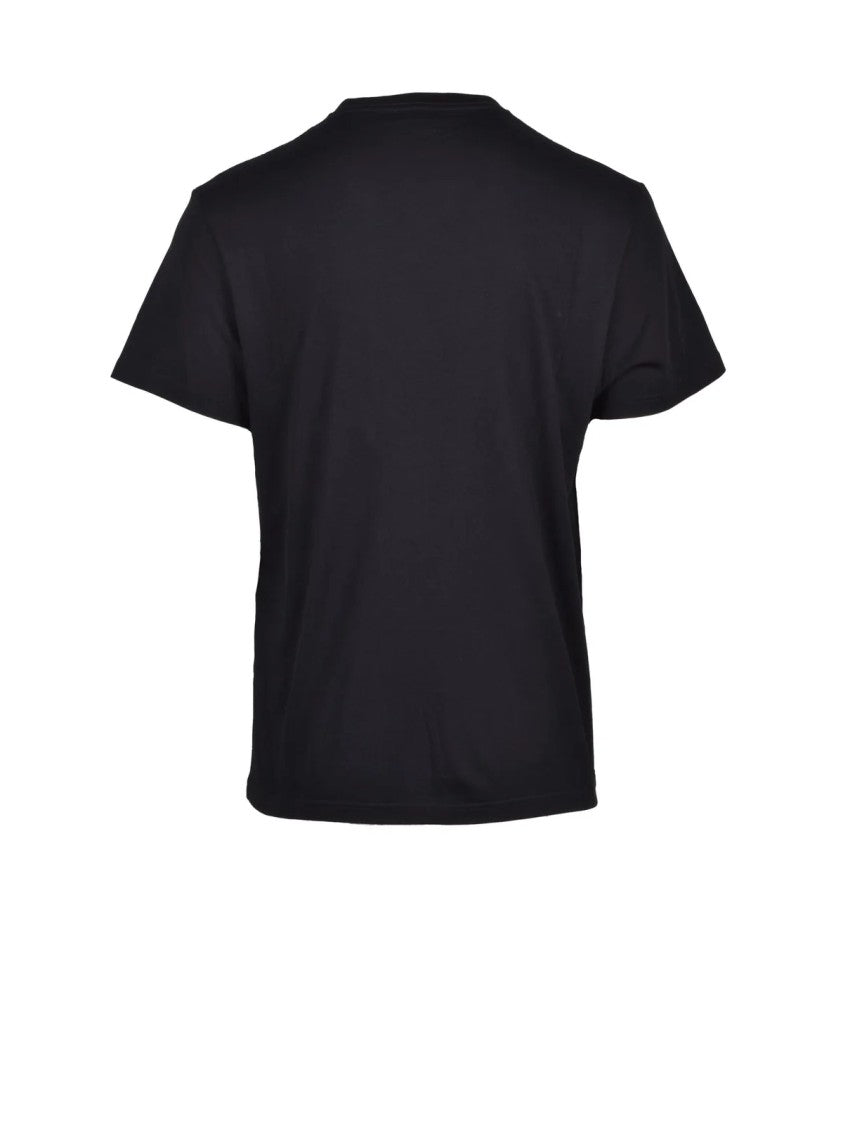 Alexander Mcqueen Black Cotton Logo T-Shirt