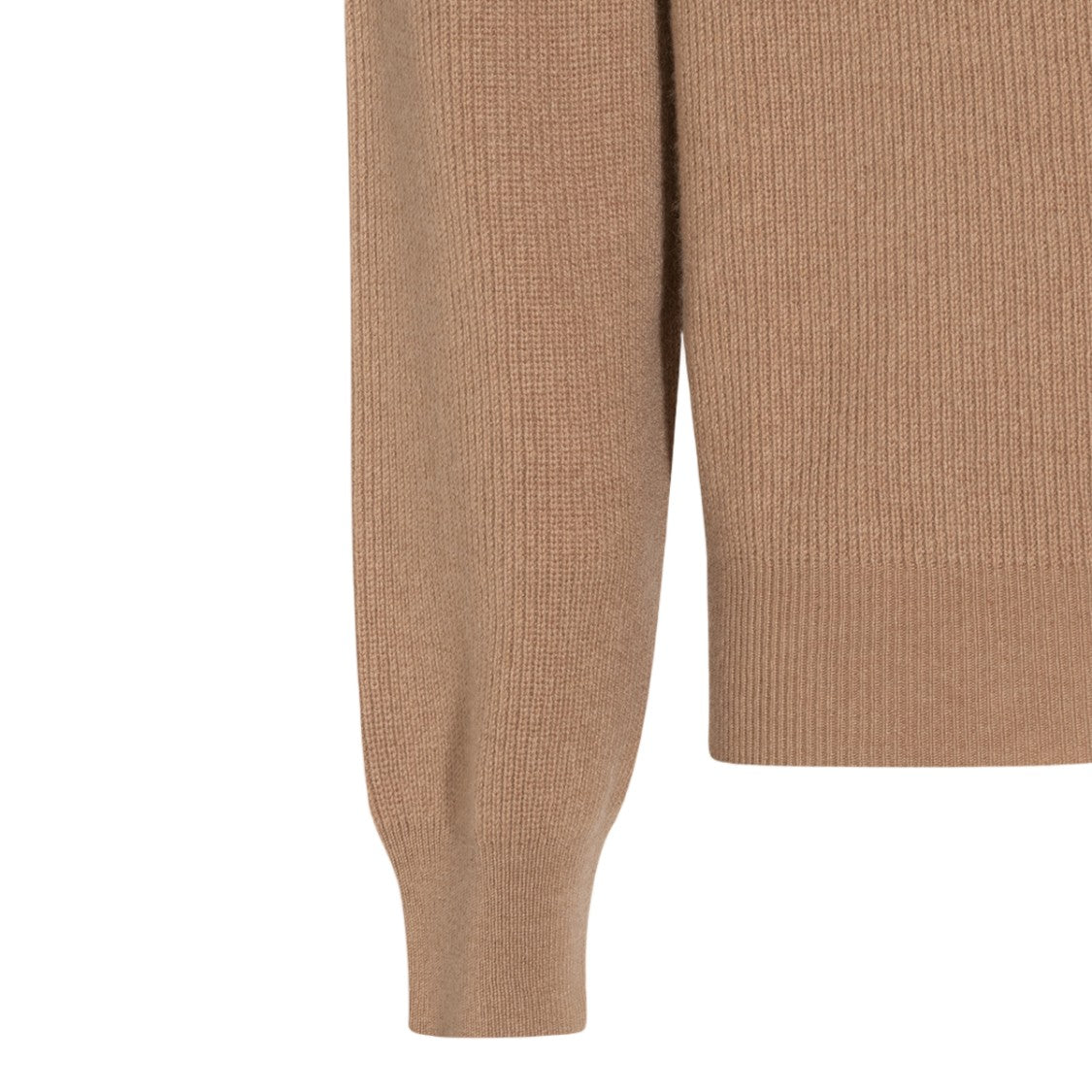 Malo Ribbed Knit Sweater With Classic Crew Neckline