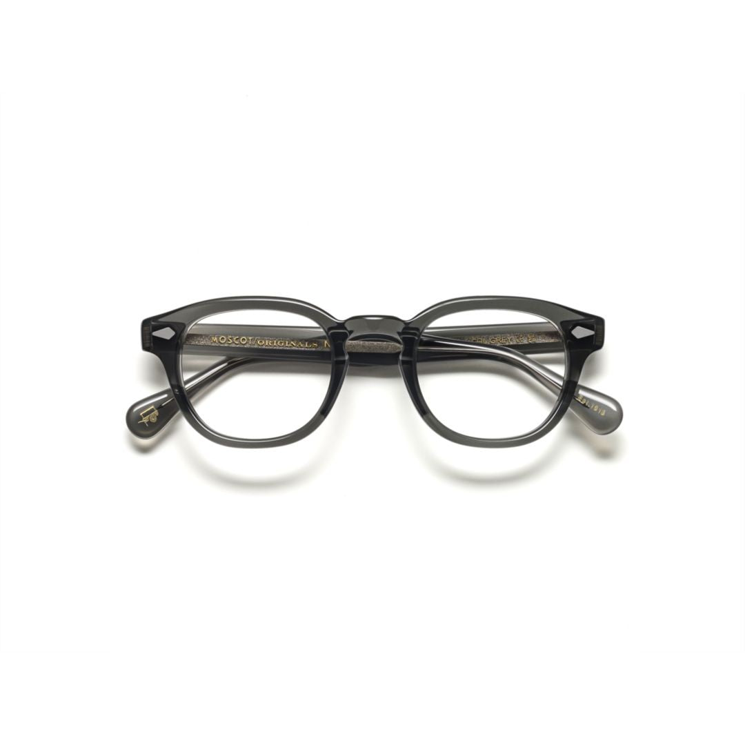 Moscot Or-Lem-O Lemtosh Round Acetate Eyeglasses With Keyhole Bridge
