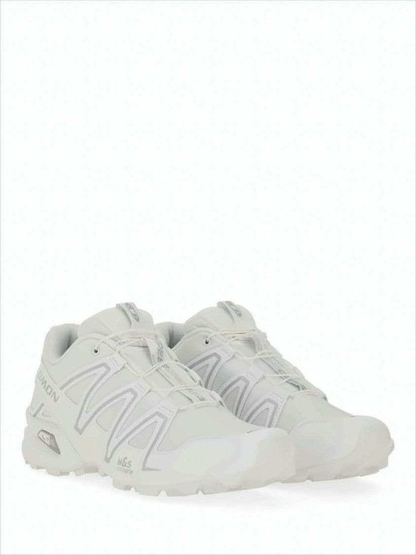 Salomon White Sneakers With Dynamic Overlays