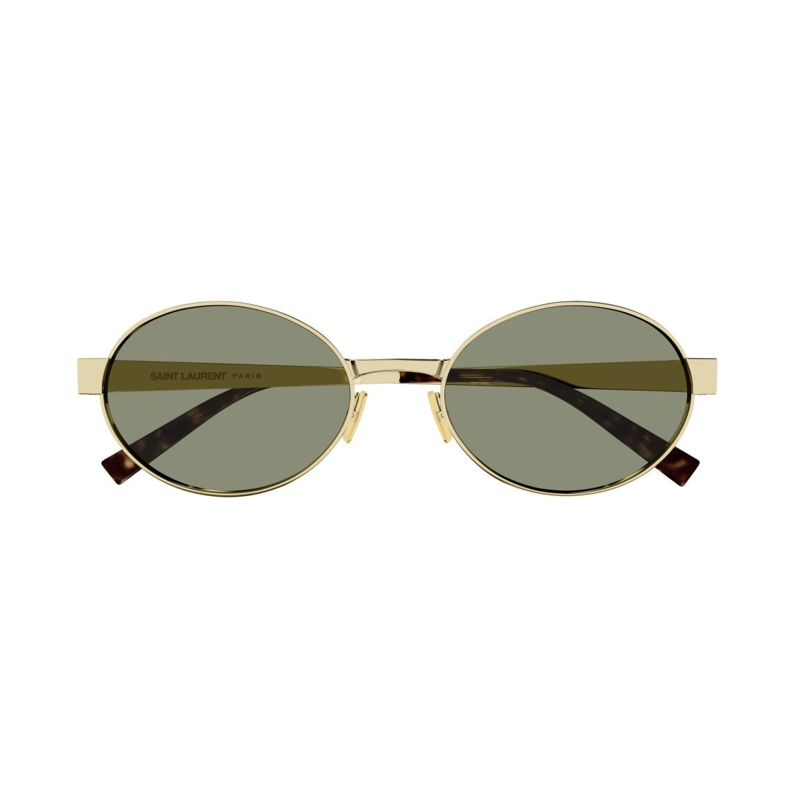 Saint Laurent Sl 692 Oval Gold Sunglasses
